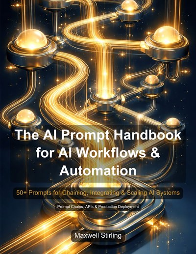 Cover of The AI Prompt Handbook for AI Workflows & Automation